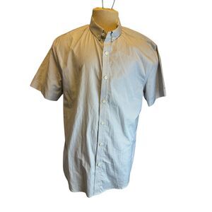 Theory Shirt for Men Button Down Shirt Sz XL Sleeves Striped Gray